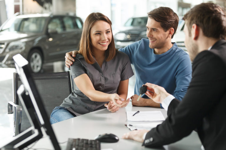 buying a car concept