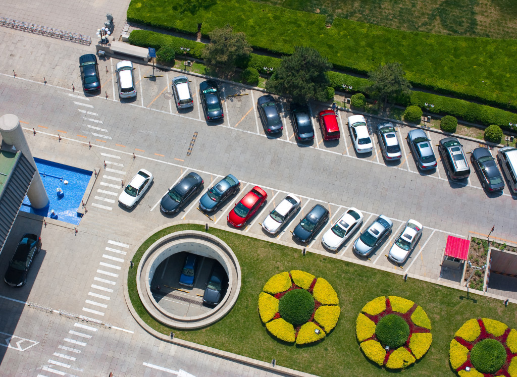 cars lined up nicely